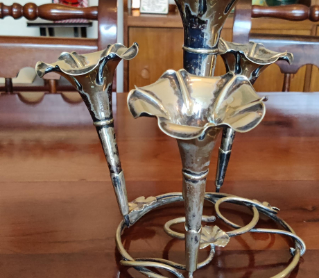 (Brakpan ) - Silver Plated  vase  R 500