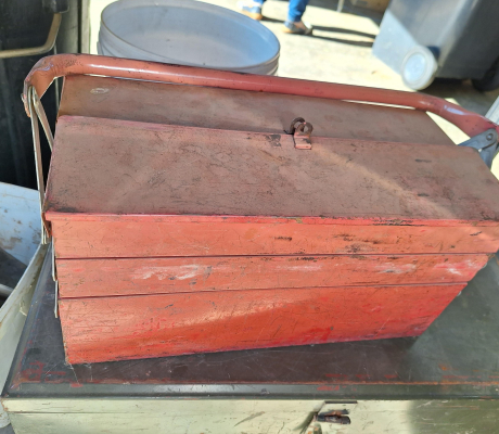 (G 14- S/OORD)- ORANGE TOOLBOX- R 350