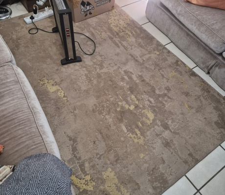 1.5m x 2.5m beige carpet WAS R350 NOW R250  - (A Paulshof)