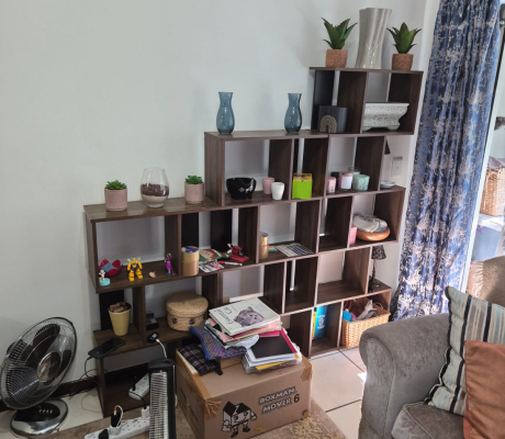 3 piece shelving unit WAS R600 NOW R450  - (A Paulshof)