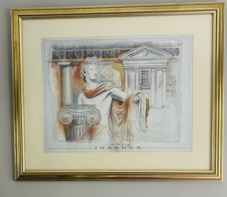 (ALB 25/4 - No:37) - Painting ("Roman Illusions II") (103cm W x 83cm H)