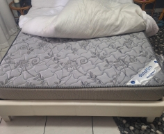 ( 11 -MH1403ALB) DOUBLE BED FRAME AND MATTRESS  R 1500