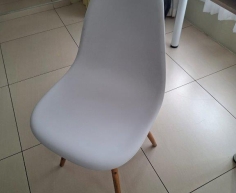 SET OF 3 WHITE CHAIRS - R300 (C BENONI)