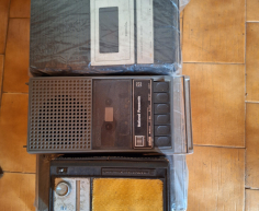 (H 50- S/OORD)- 3X VINTAGE CASSETTE PLAYERS- R 150