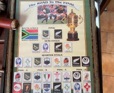 (H 14- S/OORD)- 1995 RUGBY WORLD CUP MEMORABILIA- R 200