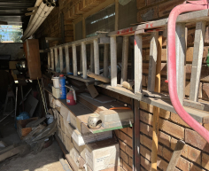 (150- S/OORD OB)- LONG ALUMINIUM LADDER- R 1000