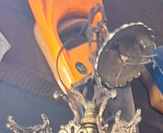 (132- S/OORD OB)- SAW WITH ORANGE HANDLE X 2- R 80